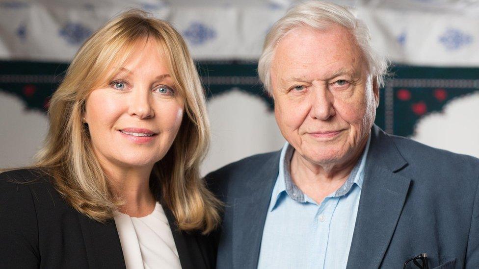 Kirsty Young and Sir David Attenborough