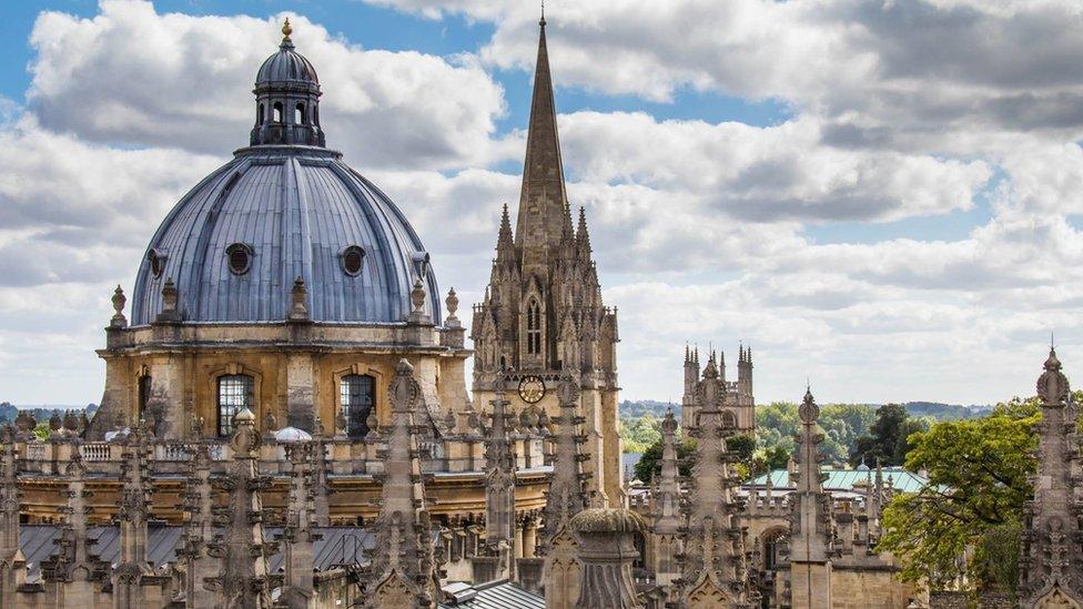 Oxford's dreaming spires.