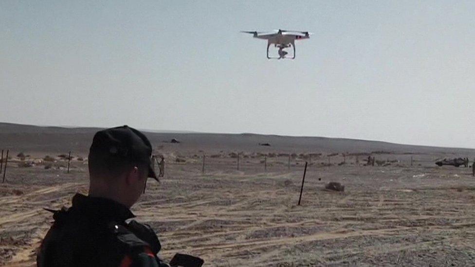 Sinai crash: Russia extends search area and uses drones - BBC News