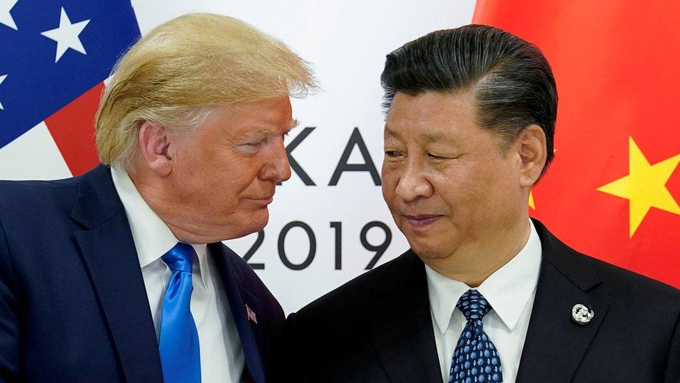 Donald Trump and Xi Jinping