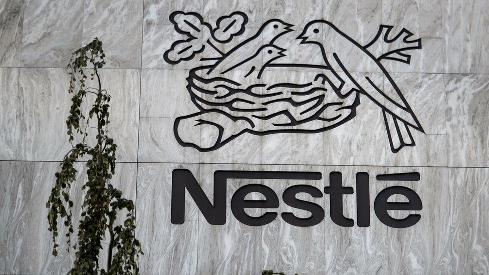 Nestle sign