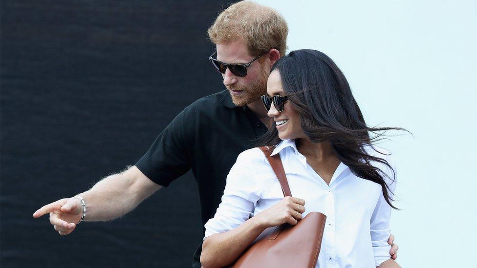 Prince Harry and Meghan Markle at the Invictus Games