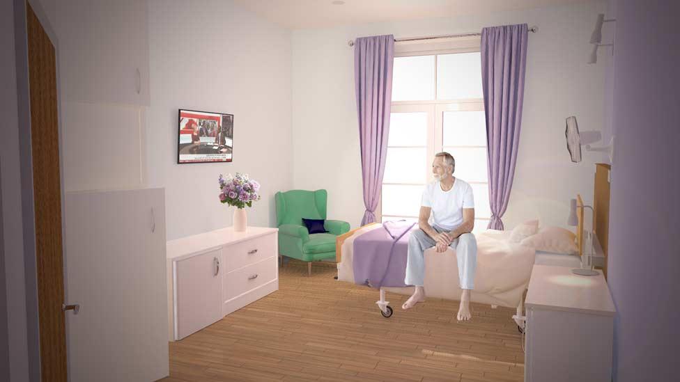 Artist's impression of new bedrooms