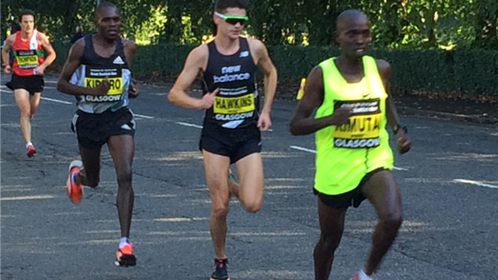 Callum Hawkins in Great Scottish Run