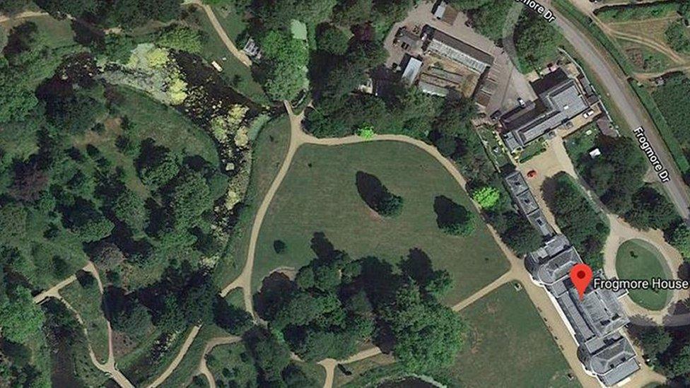 Frogmore House from Google Earth