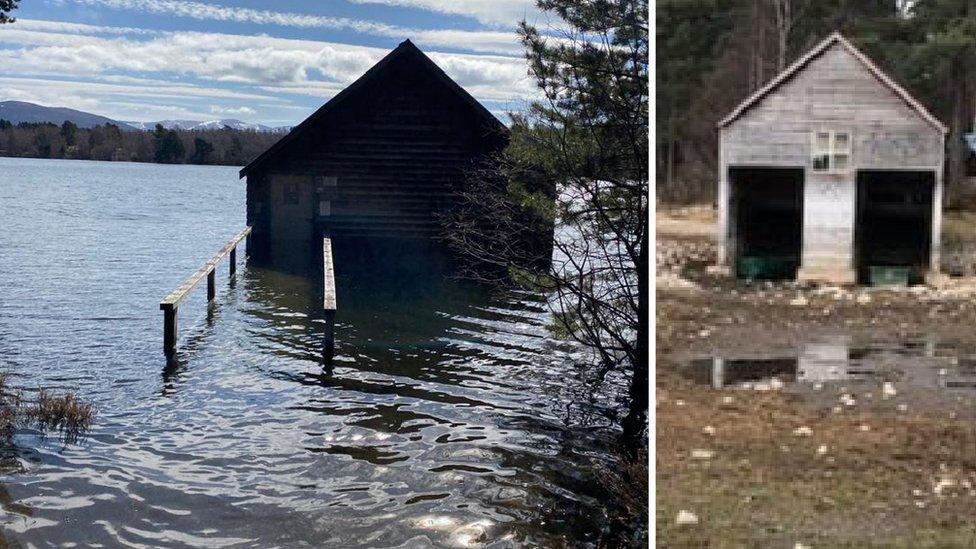 Boathouse at Loch Vaa