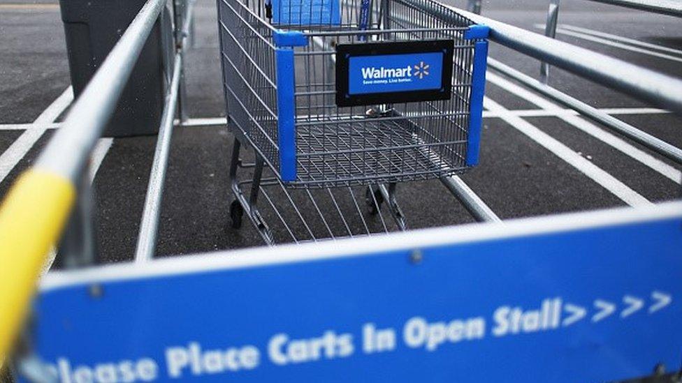 Walmart trolley