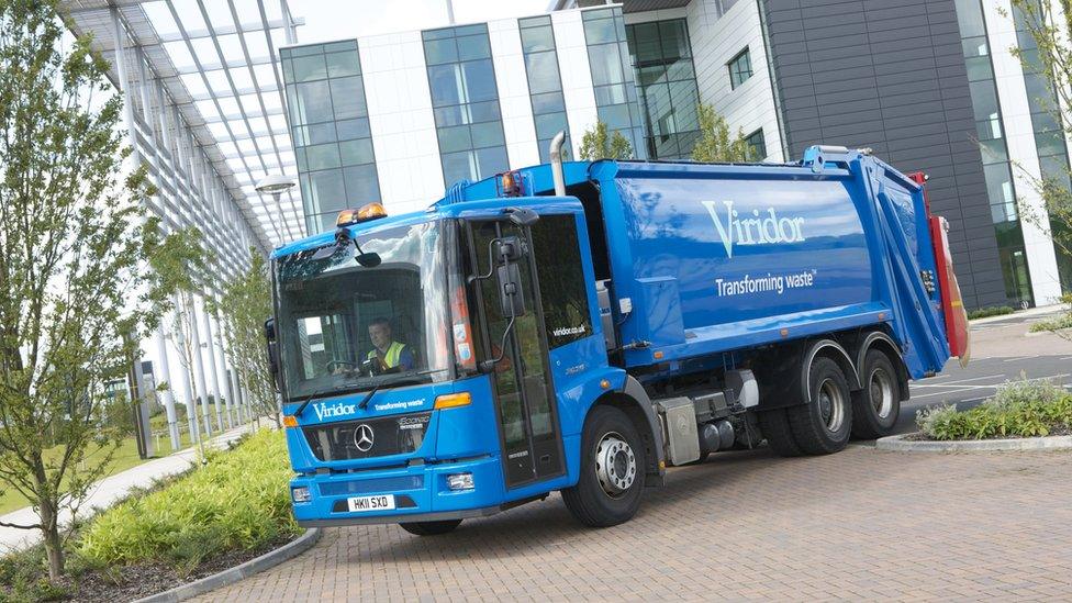 Viridor bin lorry