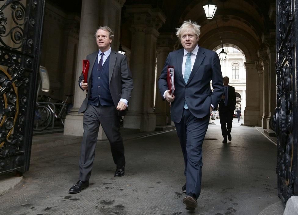 Boris Johnson and Alister Jack