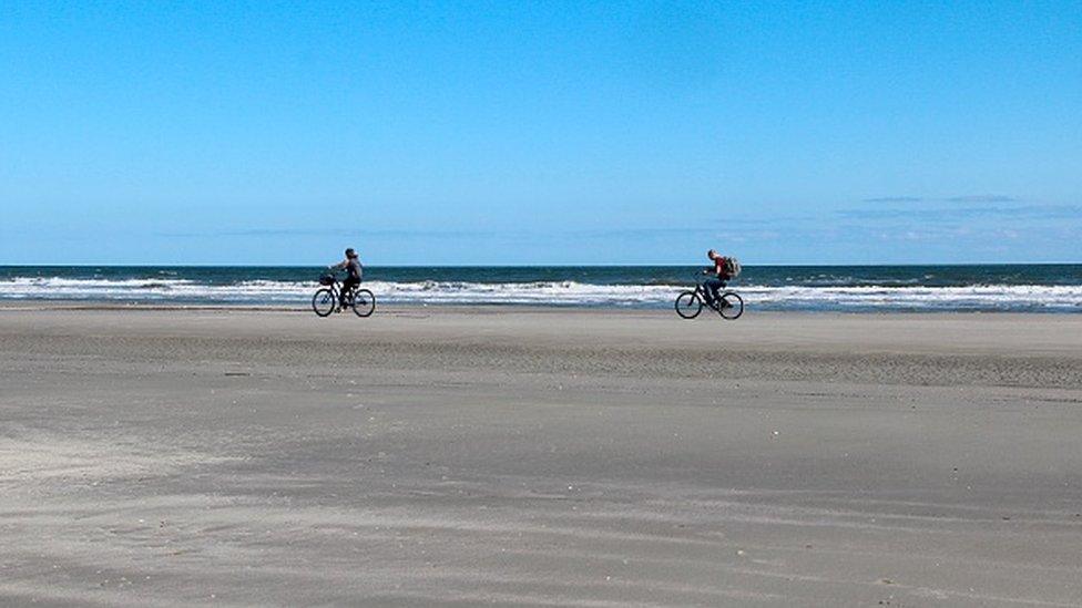 The beach in Georgia