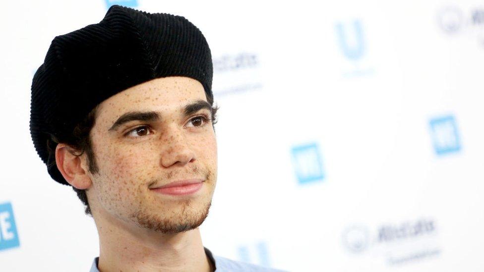 Cameron Boyce on a red carpet