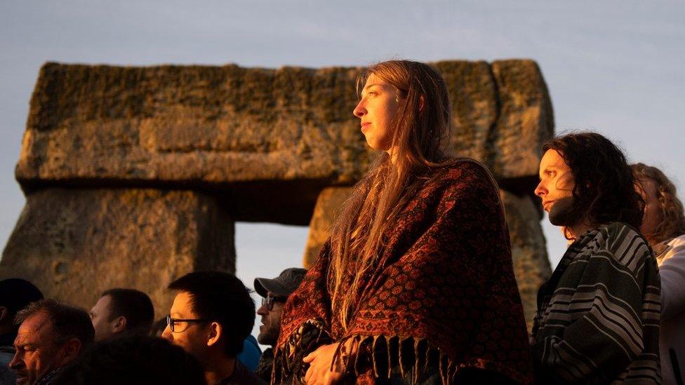 Summer solstice at Stonehenge, England