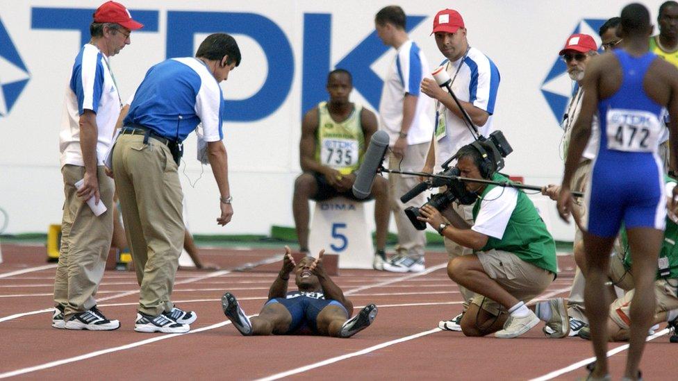 Jon Drummond stayed on the track for a whole hour!