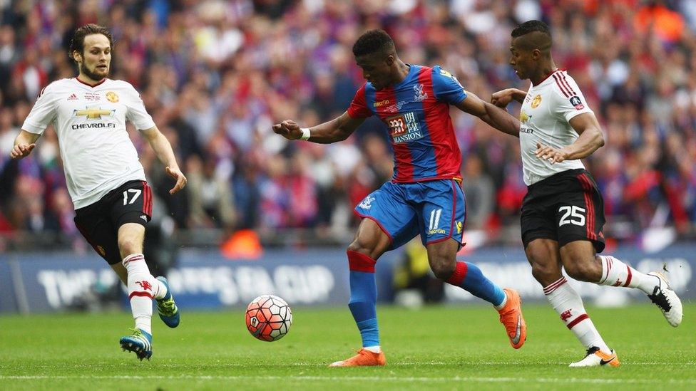 Man Utd v Crystal Palace in the 2016 FA Cup Final