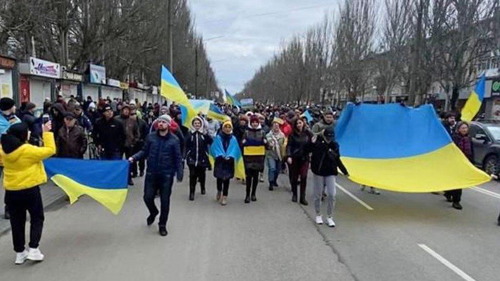 Protests in Melitpol