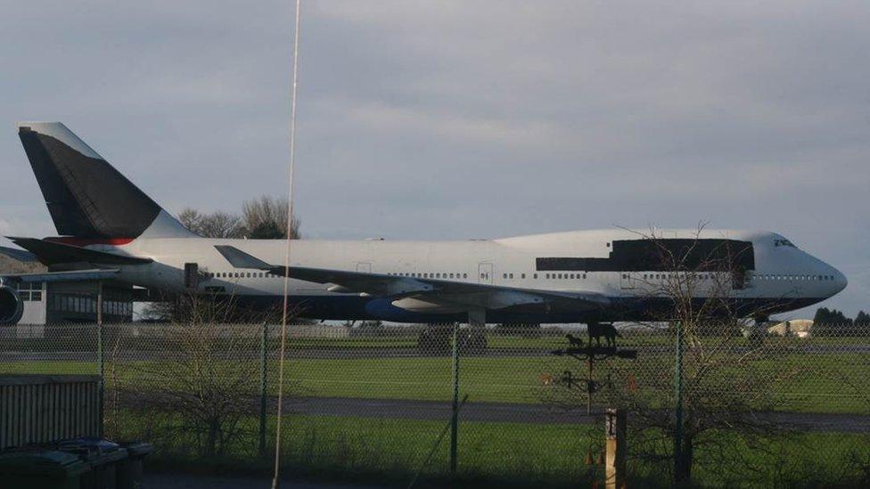 Plane at Cotswold airport