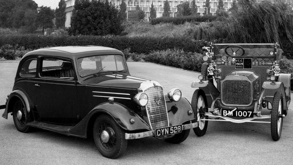 Two of Vauxhall’s early models