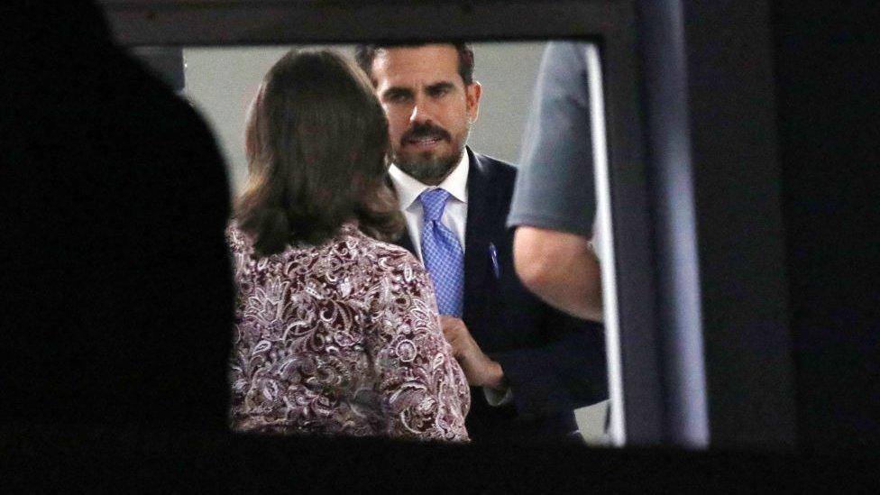 Ricardo Rosselló apologised on Sunday