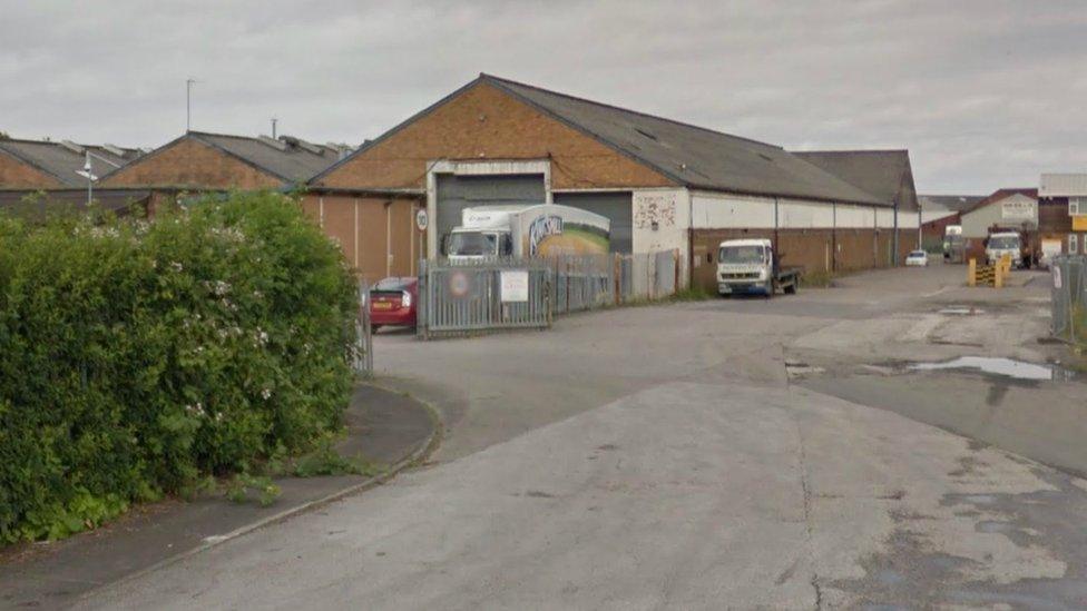 Allied Bakeries depot in Saltney, Flintshire