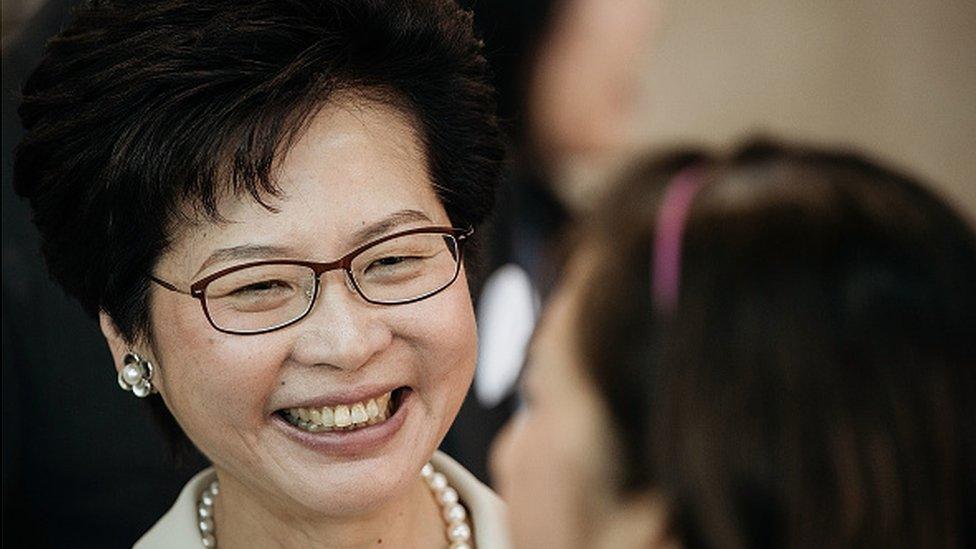 Hong Kong Chief Executive-elect Carrie Lam