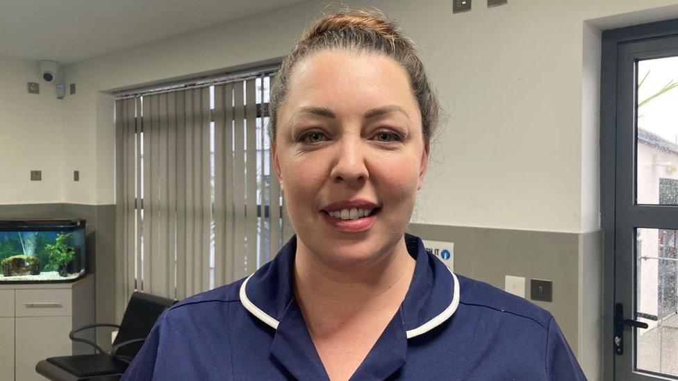 Clinical lead nurse, Annaleah Blease