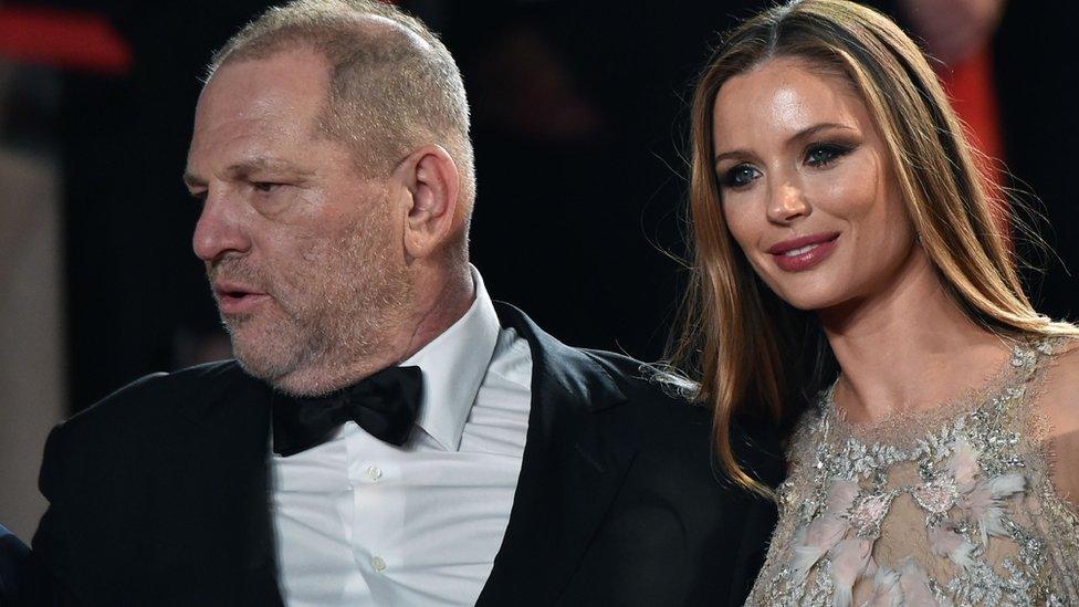 Harvey Weinstein with his wife Georgina Chapman