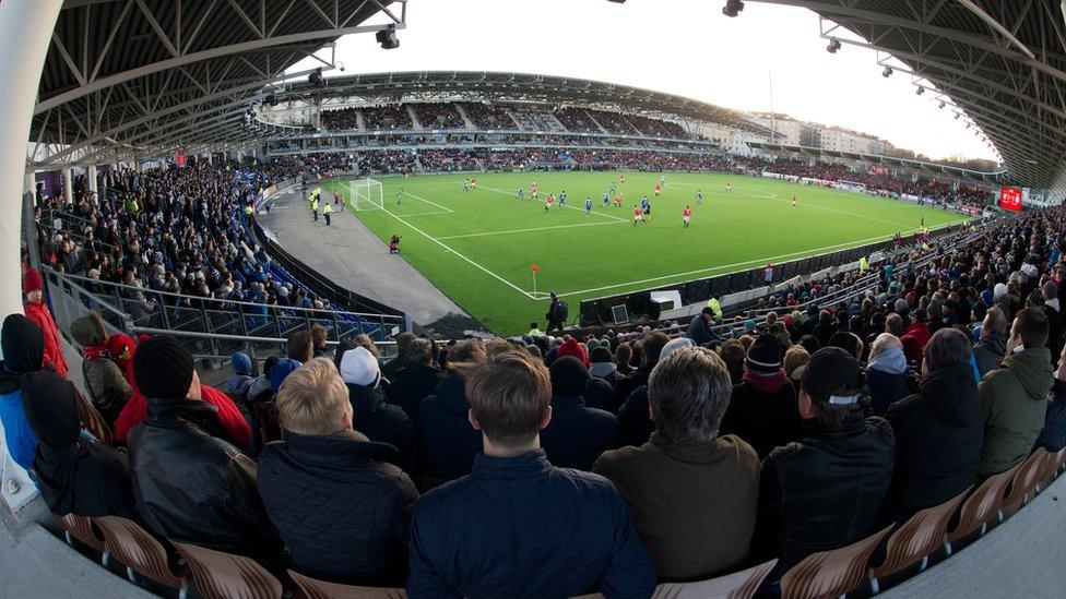 The Telia 5G-areena in Helsinki