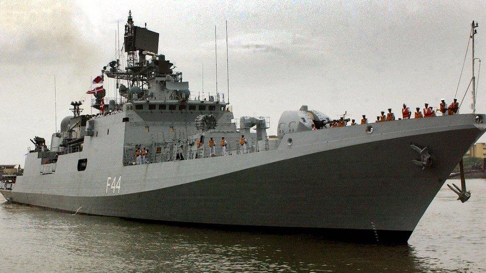 File photo of the INS Tabar