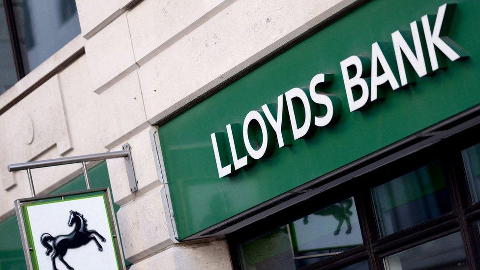 Lloyds Bank sign