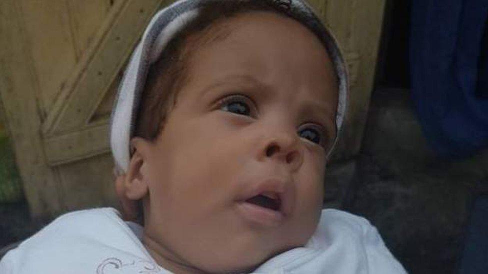 Five-month old Angel has been reunited with her mother