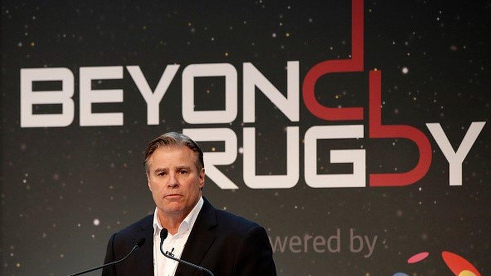 Brett Gosper was appearing at the Beyond Rugby summit