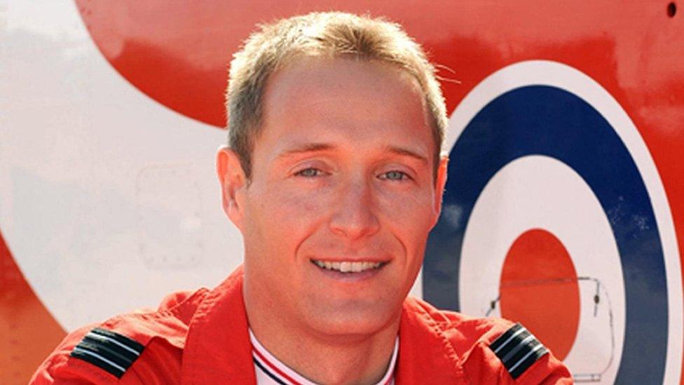 Red Arrows pilot, Flt Lt Sean Cunningham, died in 2011