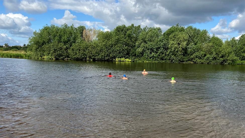 Open water swimmers