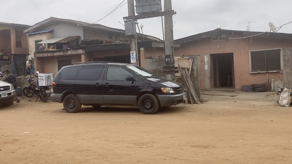 Hushpuppi's former home, 9 Ogunyomi Street in the Oworonshoki area of Lagos