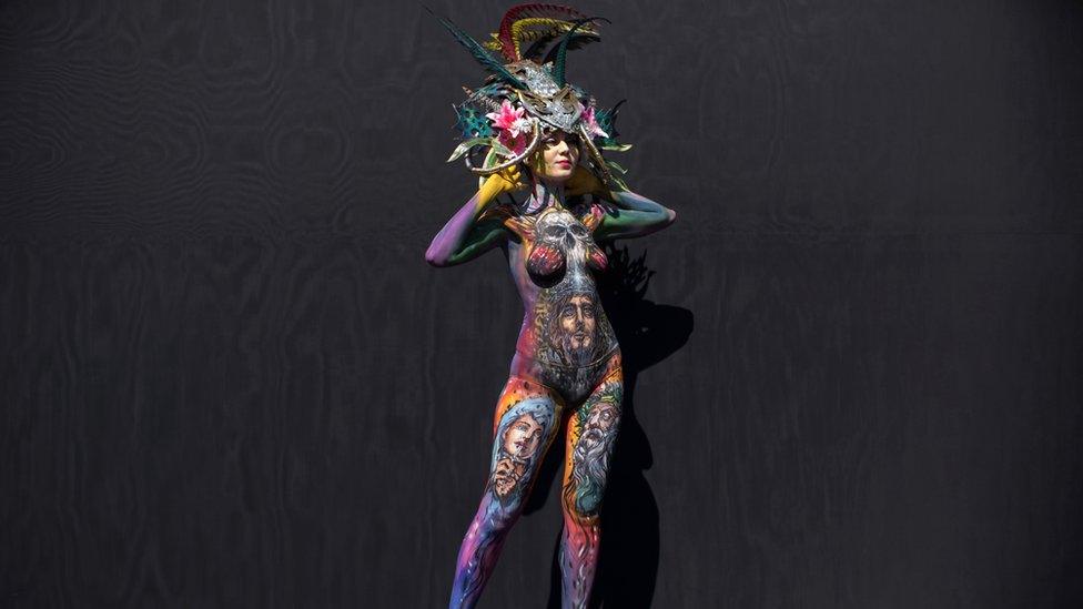 Daegu Bodypainting Festival in South Korea