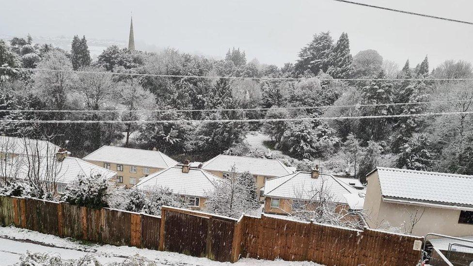 Snow in Bath