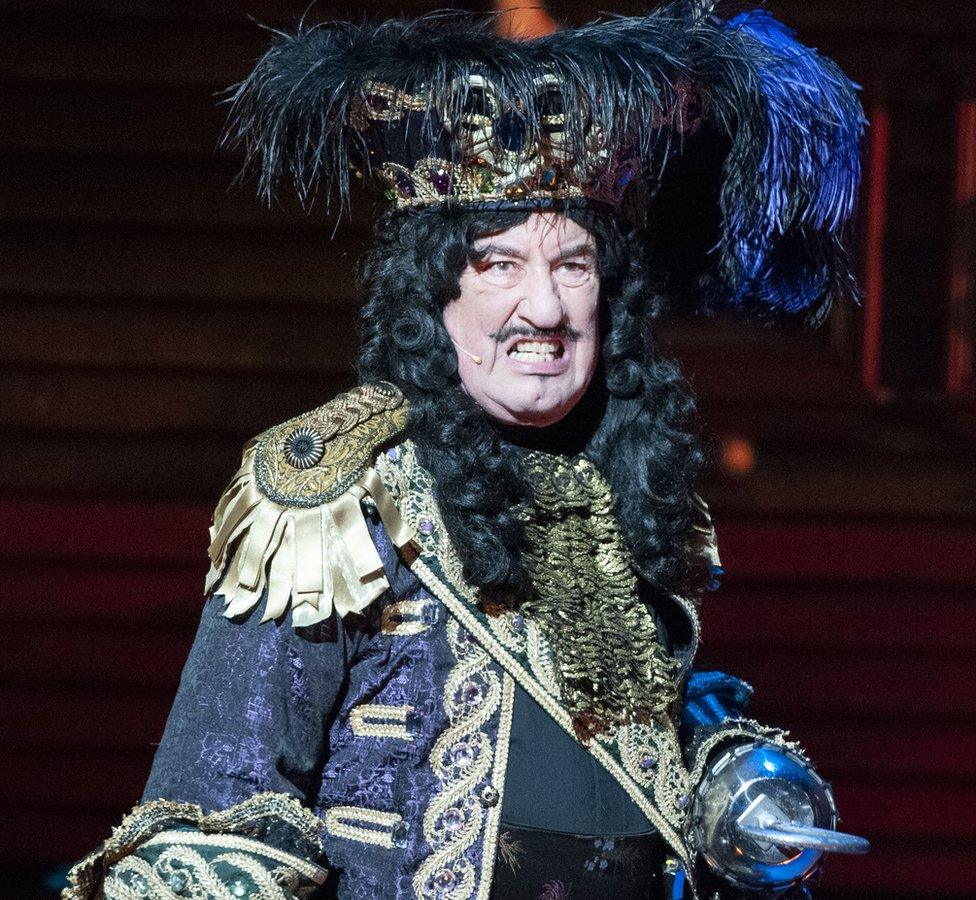 John Challis as Captain Hook