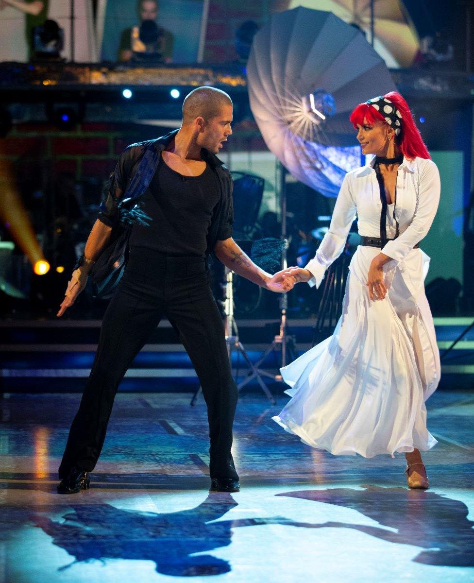 Max George and Dianne Buswell