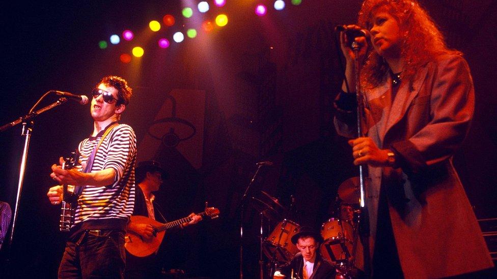 Shane MacGowan and Kirsty MacColl