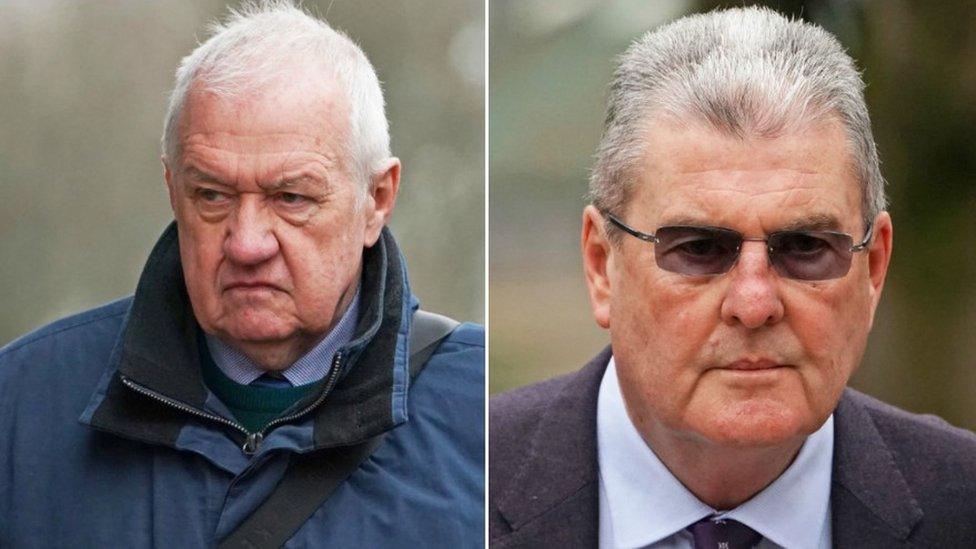 David Duckenfield and Graham Mackrell both deny the charges against them