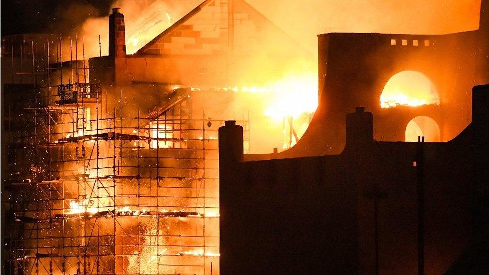 Fire at Glasgow school of art