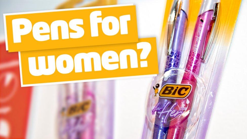 Pens for women - a Bic pen 'for her'