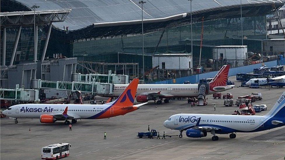 A view of the Chennai airport