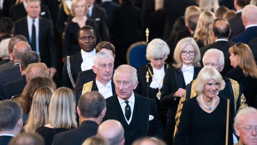 King Charles at Westminster Hall