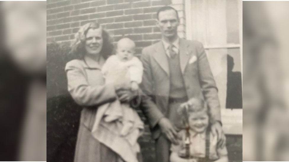 Ms Clayton's family outside Windsor Crown Estate