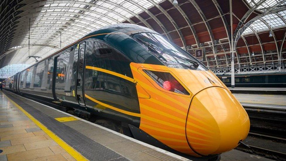 GWR train at Paddington