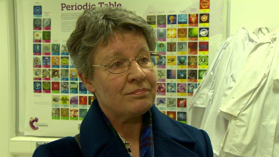 Professor Jocelyn Bell Burnell was speaking at an event in Belfast Metropolitan College