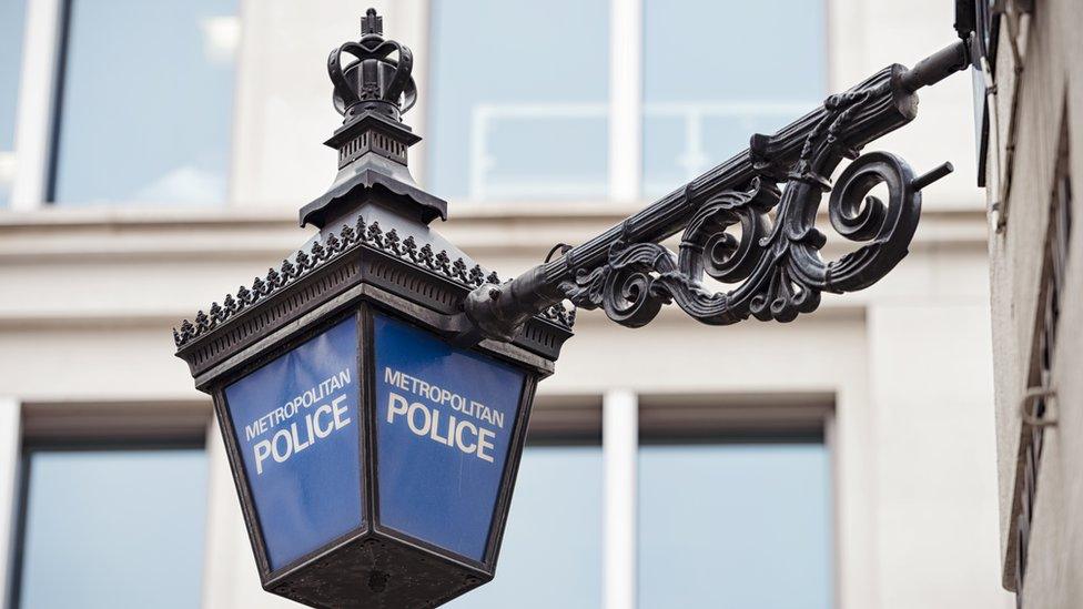 Met Police sign