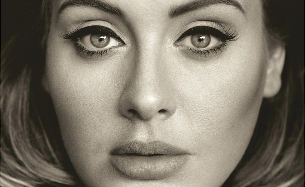 Cover art for Adele's 25