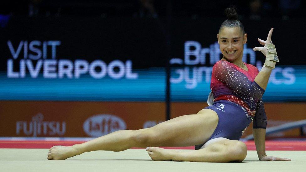 Britain's Jessica Gadirova